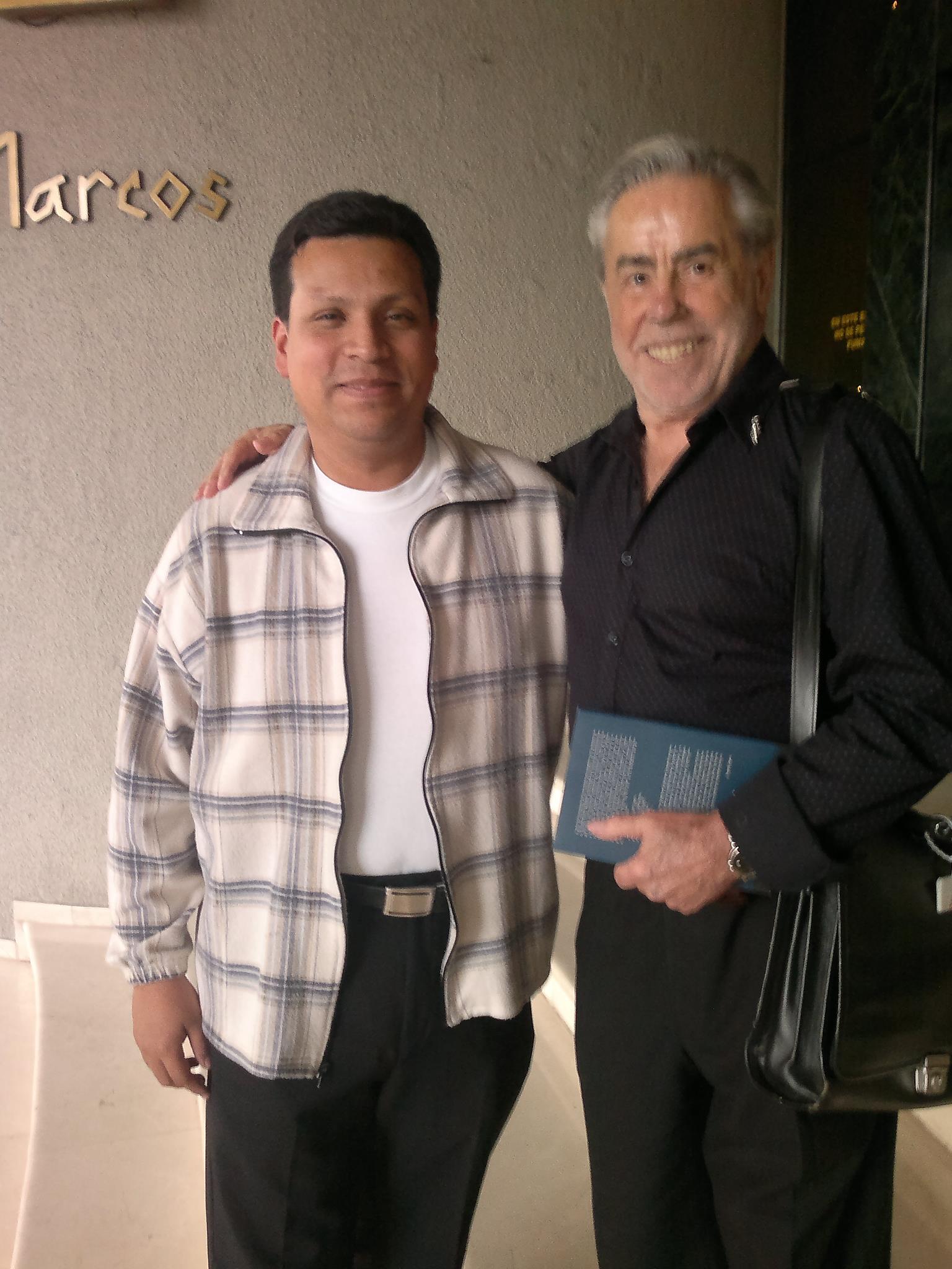 Carlos Esteve con Celedonio Castanedo