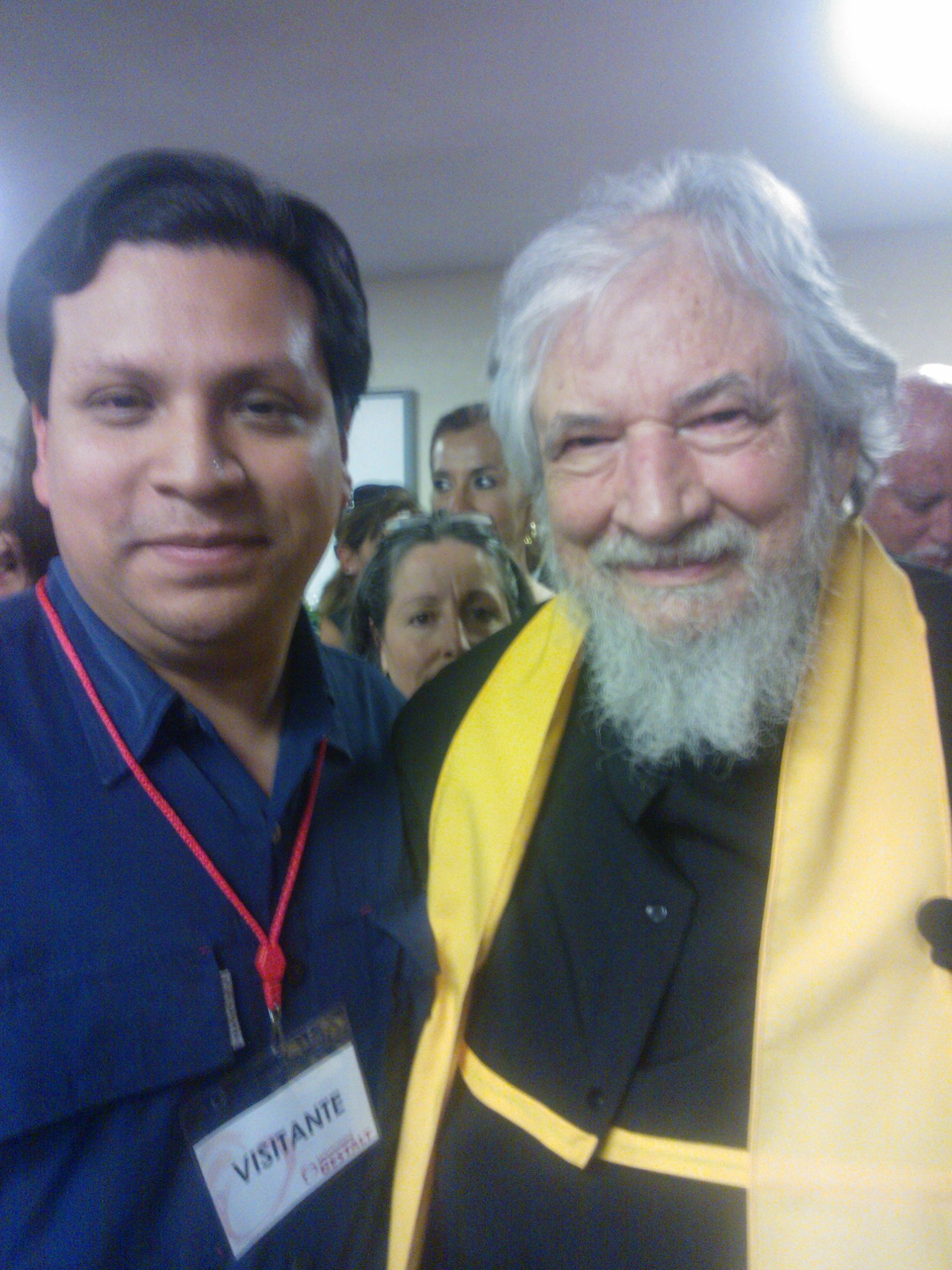 Carlos Esteve con Claudio Naranjo