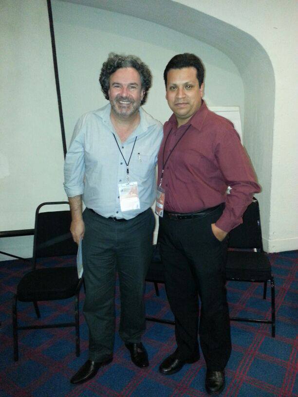 Carlos Esteve con Marcos Müller