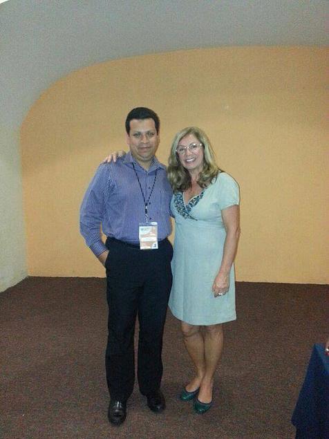 Carlos Esteve con Lorena Granzotto