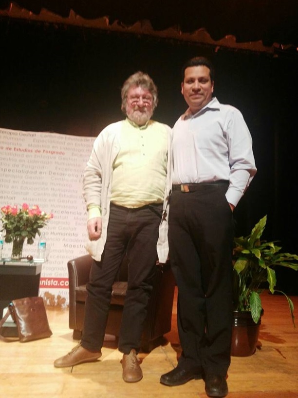 Carlos Esteve con Jean-Marie Robine